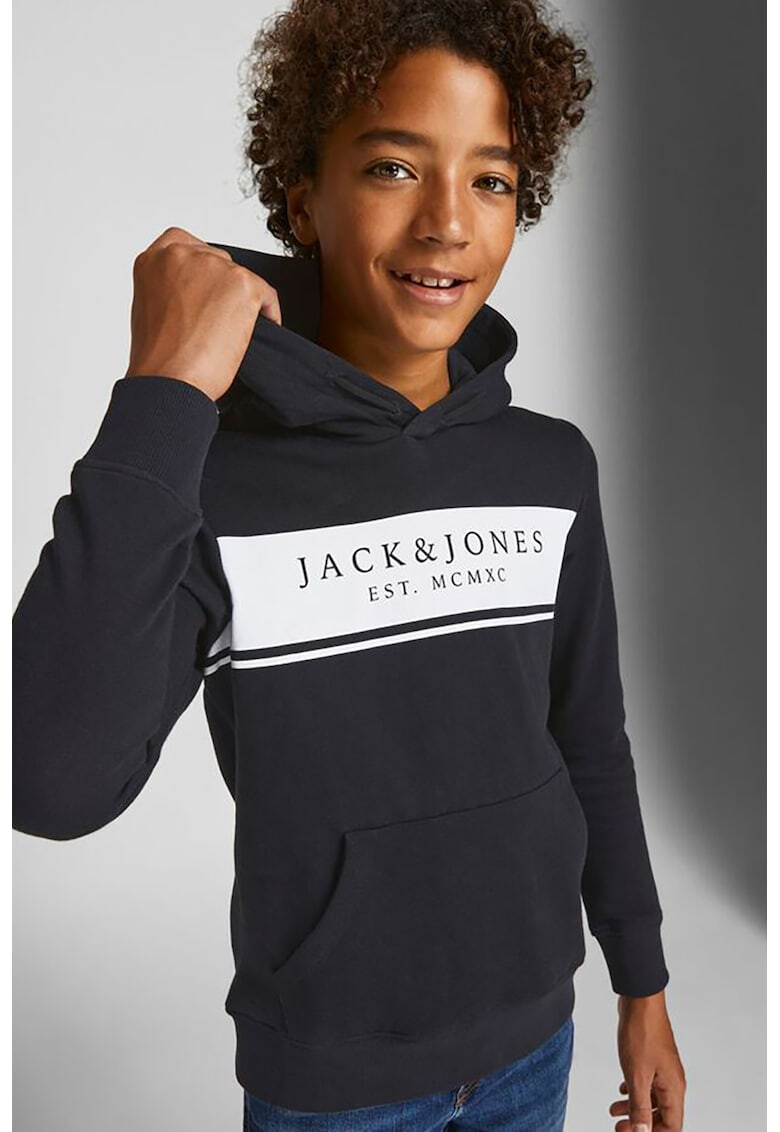 Jack & Jones Худи с памук с лого - Pepit.bg