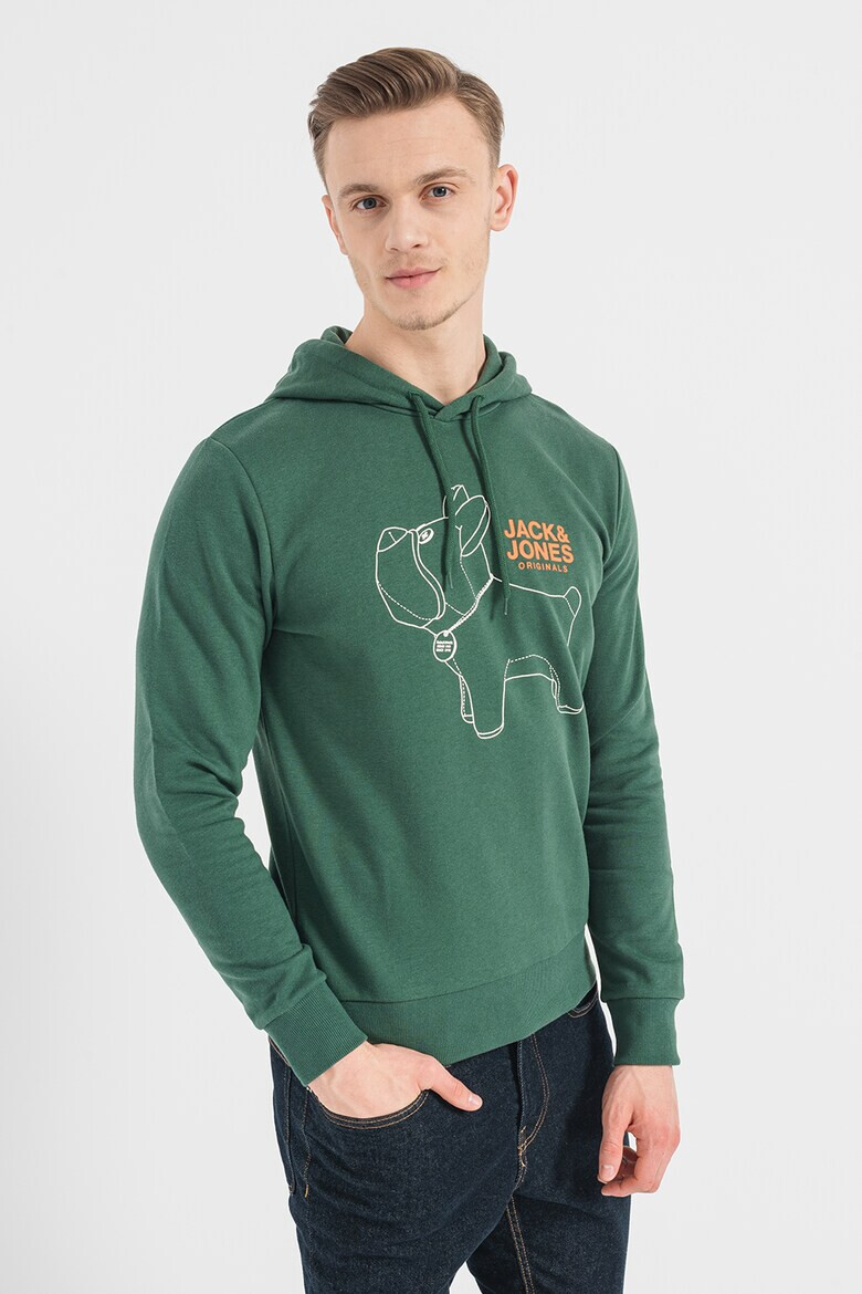 Jack & Jones Худи Pal с принт - Pepit.bg