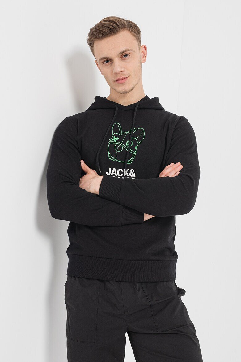 Jack & Jones Худи Pal с принт - Pepit.bg