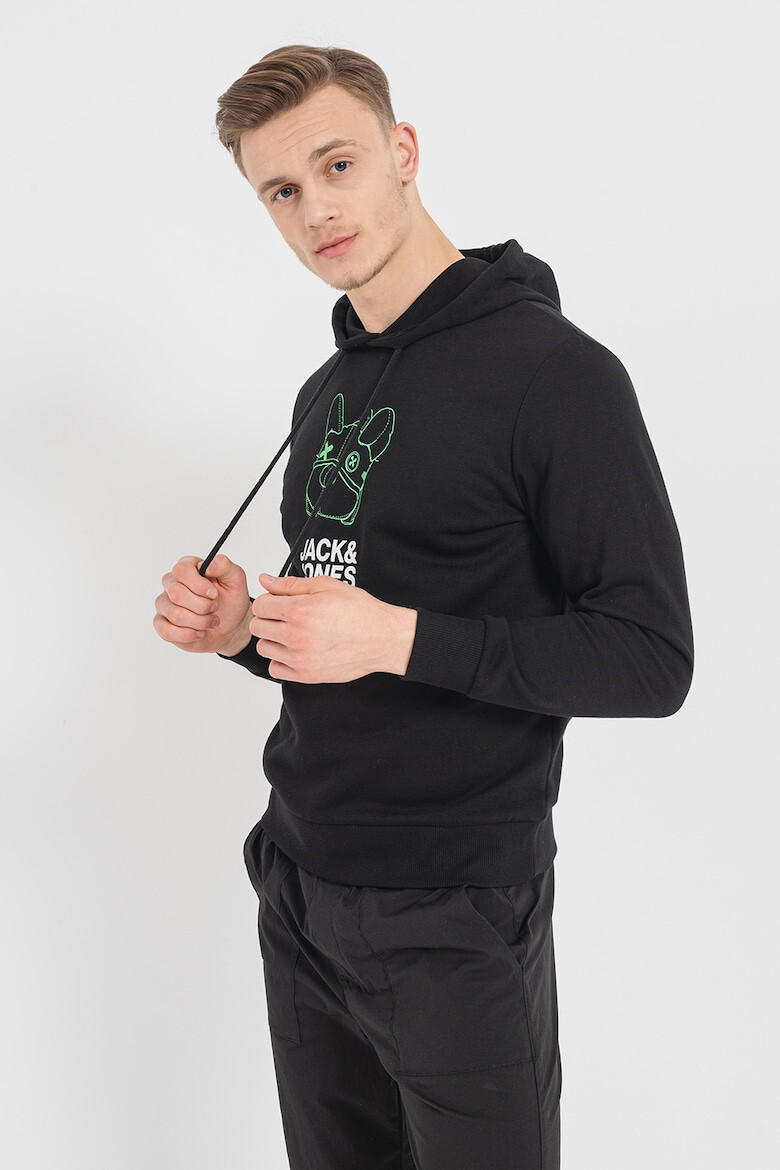 Jack & Jones Худи Pal с принт - Pepit.bg