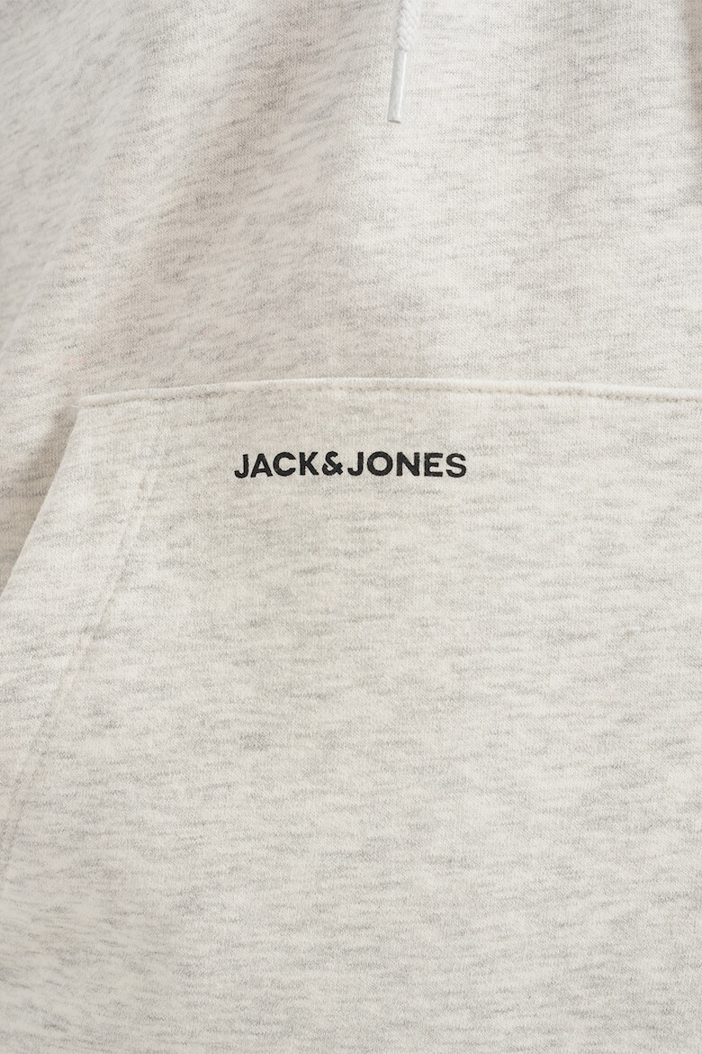 Jack & Jones Худи с памук с джоб кенгуру - Pepit.bg