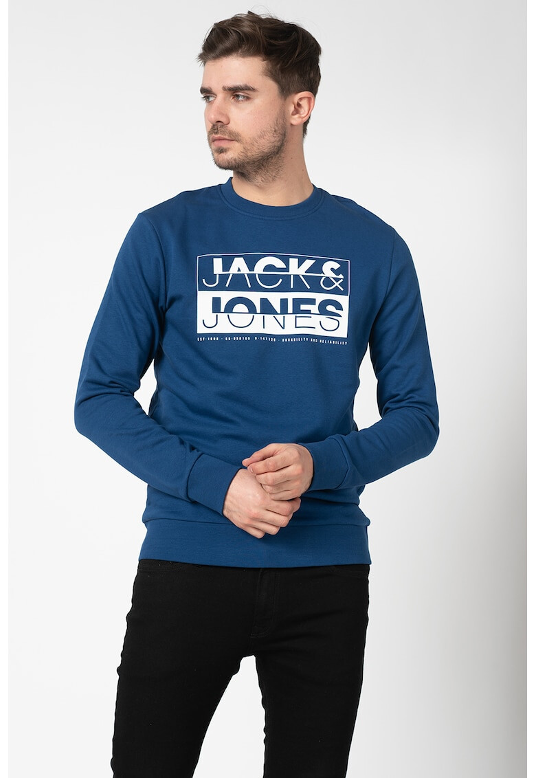 Jack&Jones Суитшърт Eddie с лого - Pepit.bg