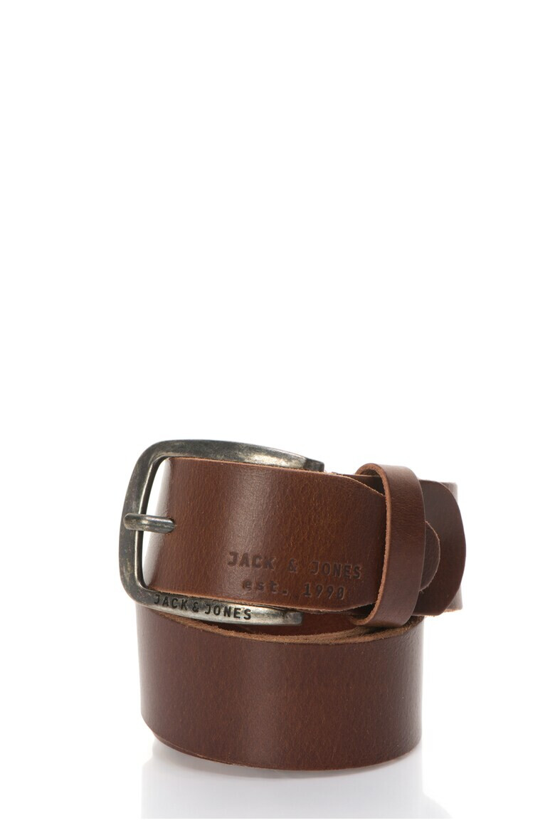 Jack  Jones Кафяв кожен колан - Pepit.bg