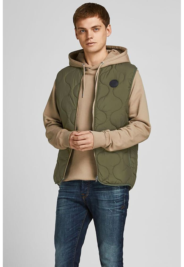 Jack & Jones Капитониран елек Liner с цип - Pepit.bg