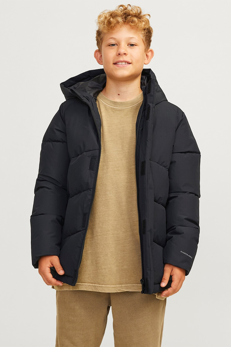 Jack & Jones Капитонирано зимно яке World с качулка - Pepit.bg