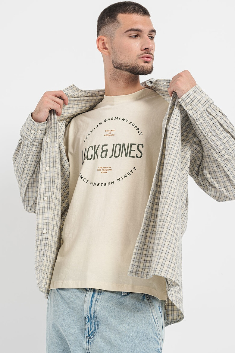 Jack  Jones Карирана памучна риза Robb - Pepit.bg