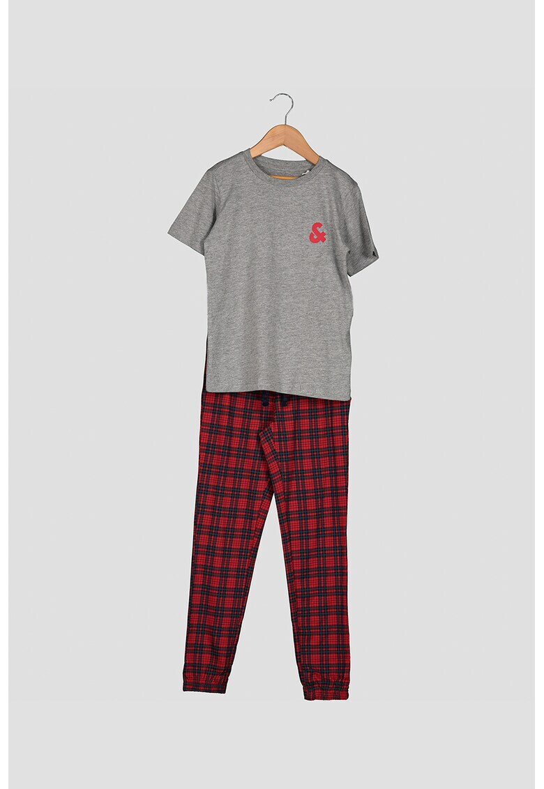 Jack&Jones Карирана пижама - Pepit.bg