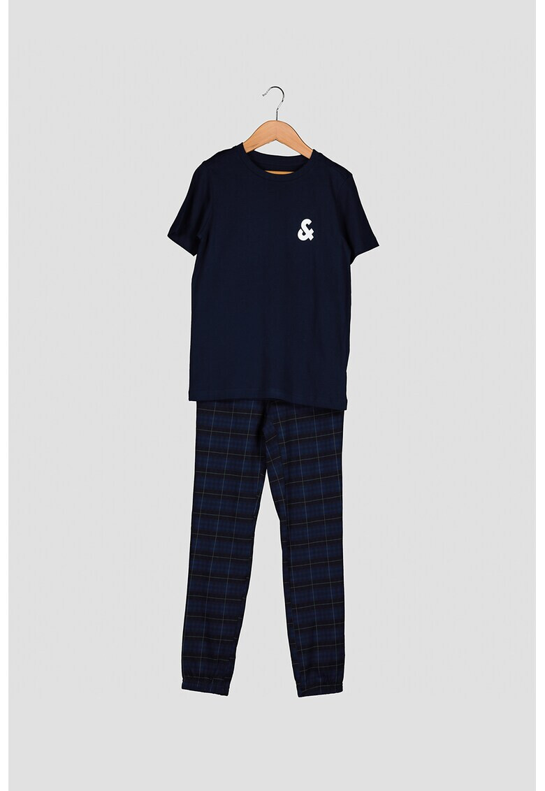 Jack&Jones Карирана пижама - Pepit.bg