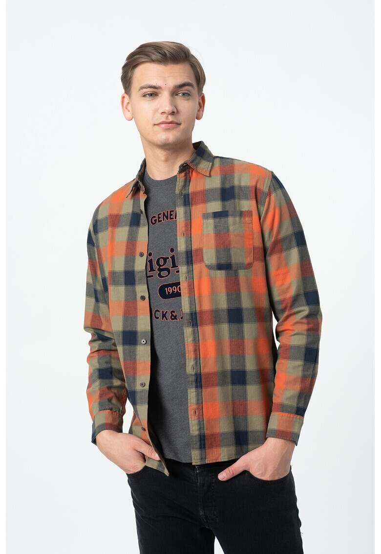 Jack&Jones Карирана риза Chester - Pepit.bg