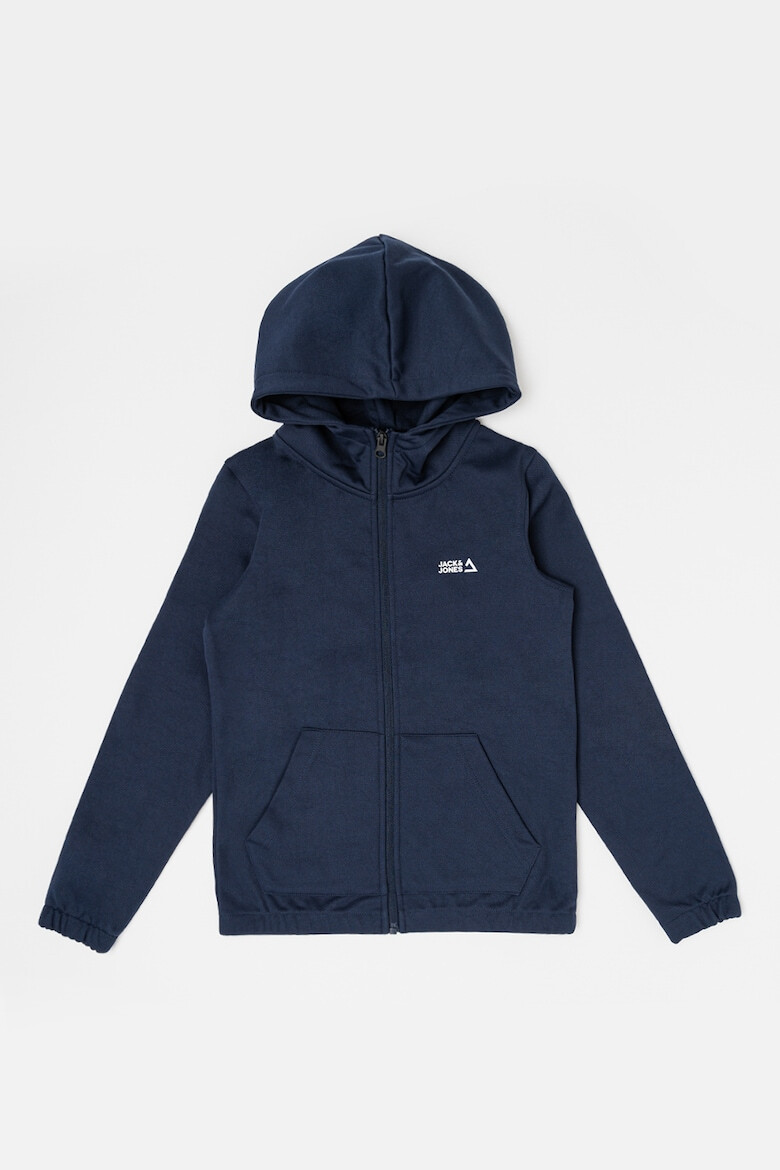 Jack  Jones Худи Basic с джобове и цип - Pepit.bg