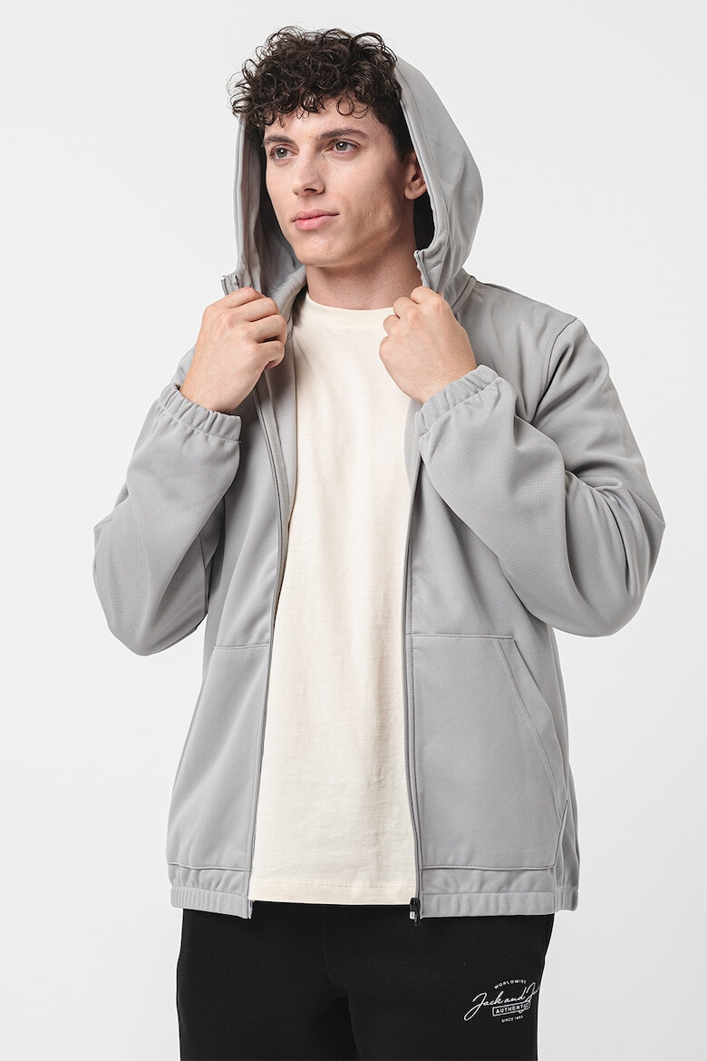 Jack  Jones Худи Basic с цип и джобове - Pepit.bg