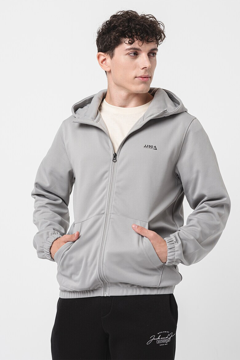 Jack  Jones Худи Basic с цип и джобове - Pepit.bg