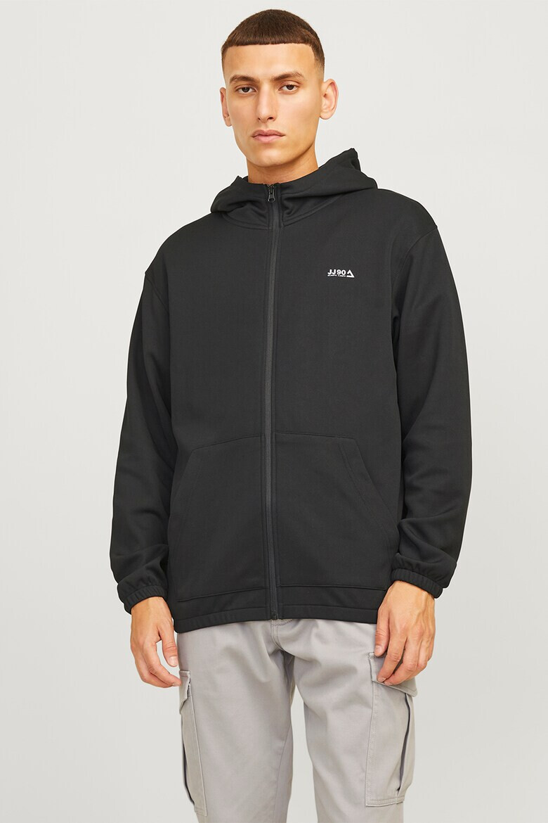 Jack  Jones Худи Basic с цип и джобове - Pepit.bg