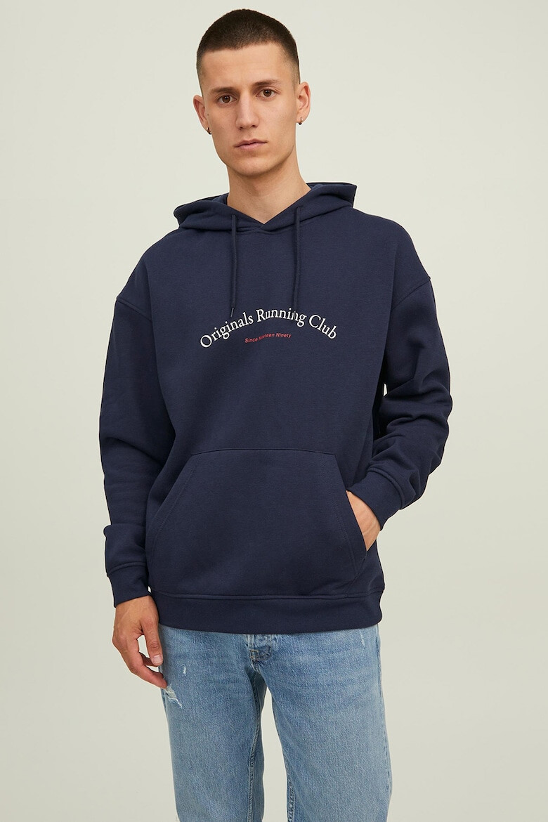 Jack&Jones Jack & Jones Худи Brink със стандартна кройка и надпис - Pepit.bg