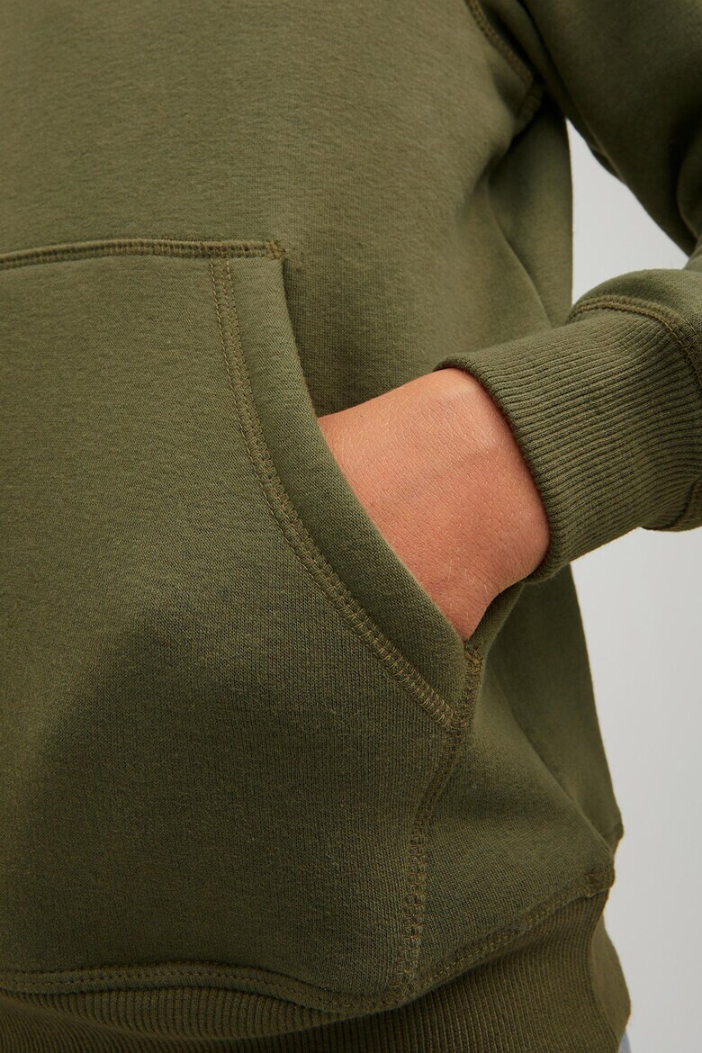 Jack & Jones Худи Classic Waffle с джоб кенгуру - Pepit.bg