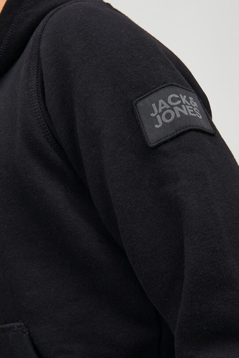 Jack & Jones Худи Classic Waffle с джоб кенгуру - Pepit.bg