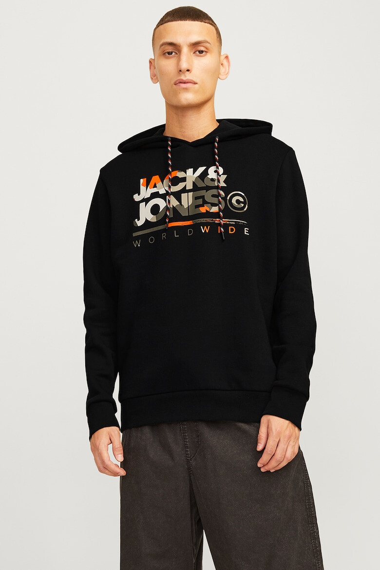 Jack  Jones Худи Luke с лого - Pepit.bg