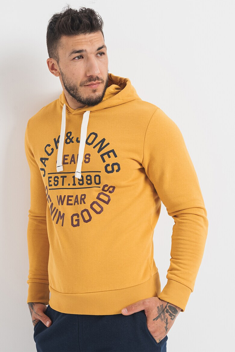 Jack & Jones Худи Mikk с лого - Pepit.bg