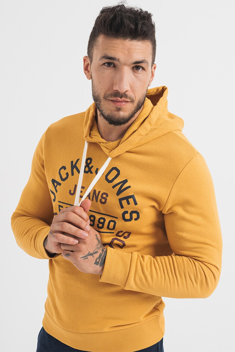 Jack & Jones Худи Mikk с лого - Pepit.bg