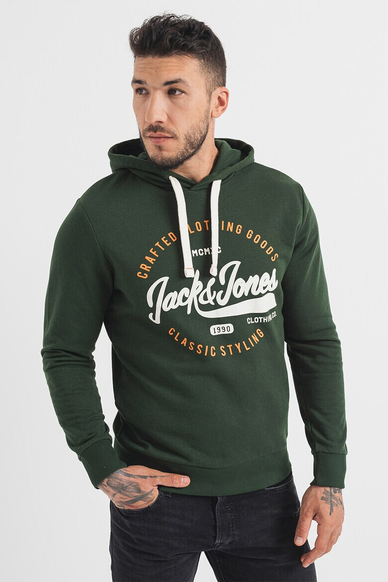 Jack & Jones Худи Mikk с лого - Pepit.bg
