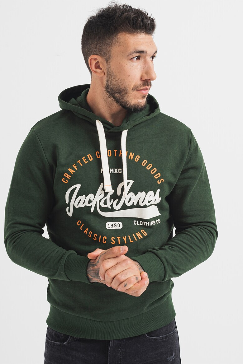 Jack & Jones Худи Mikk с лого - Pepit.bg