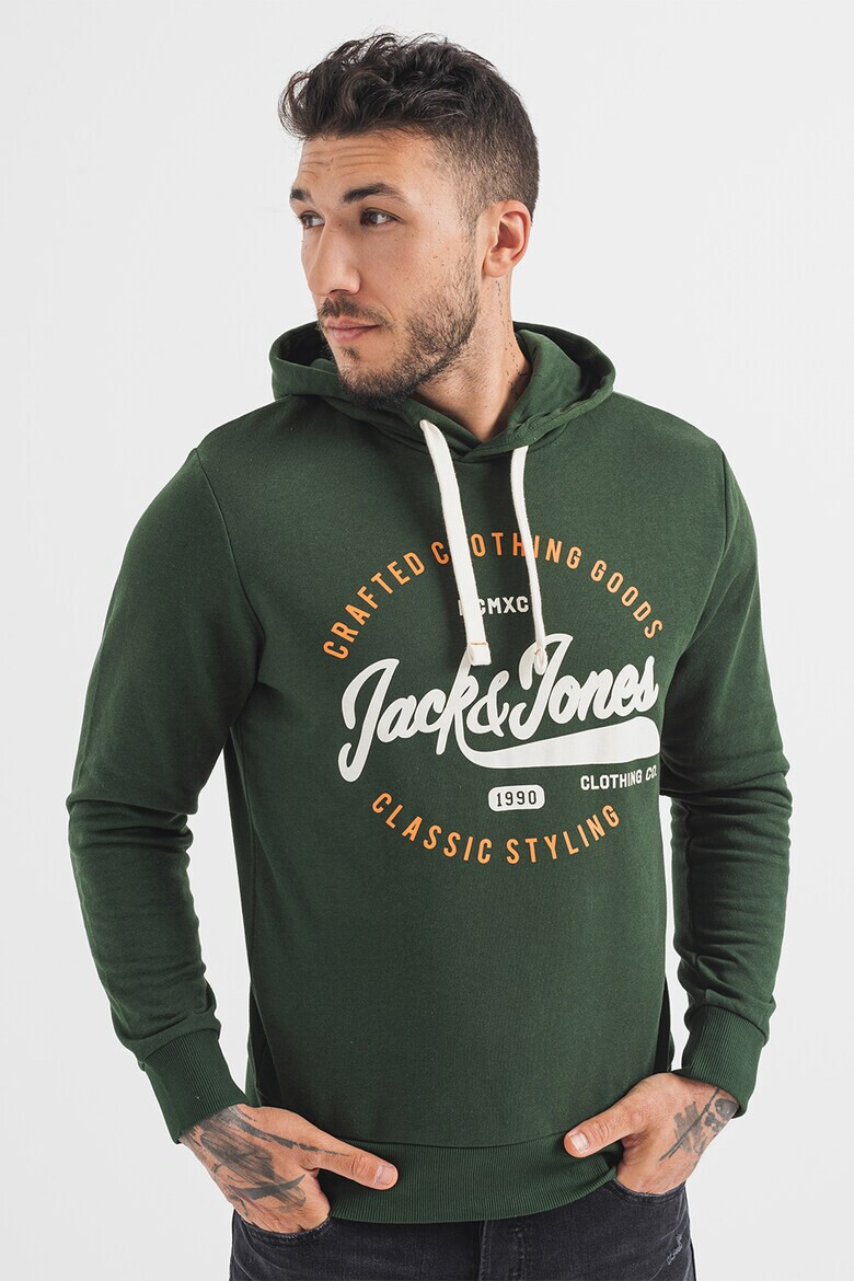 Jack & Jones Худи Mikk с лого - Pepit.bg