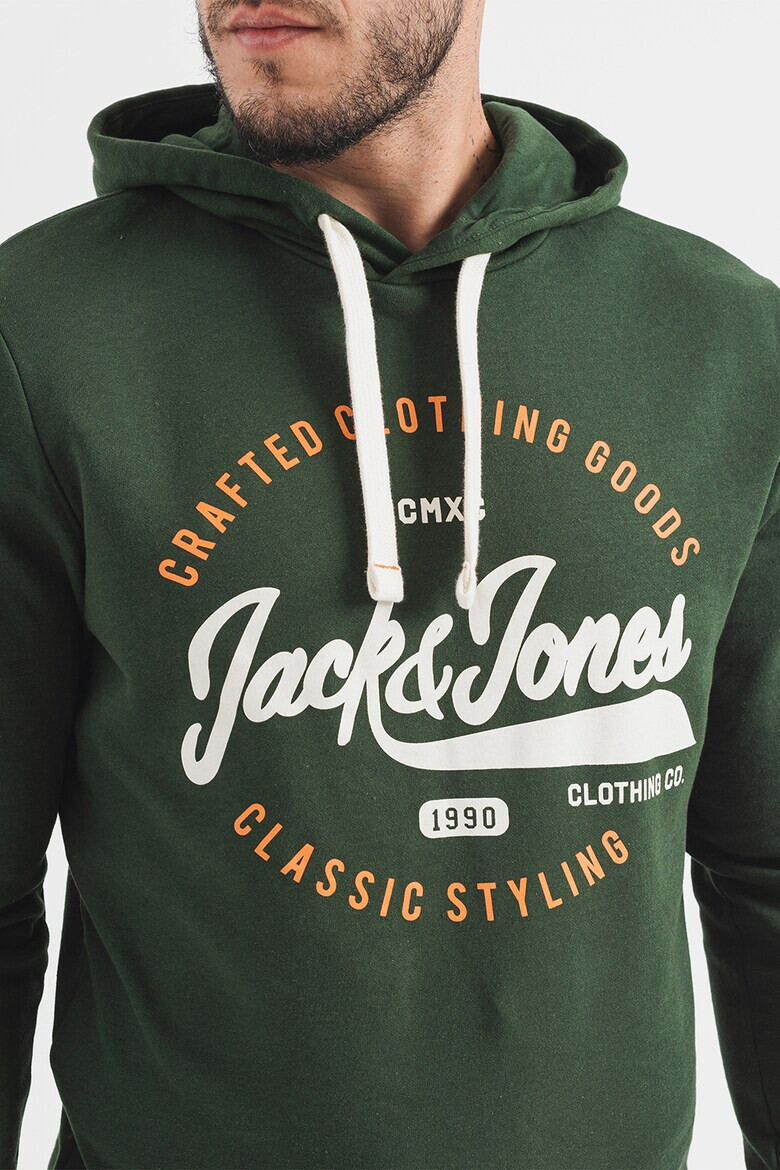 Jack & Jones Худи Mikk с лого - Pepit.bg