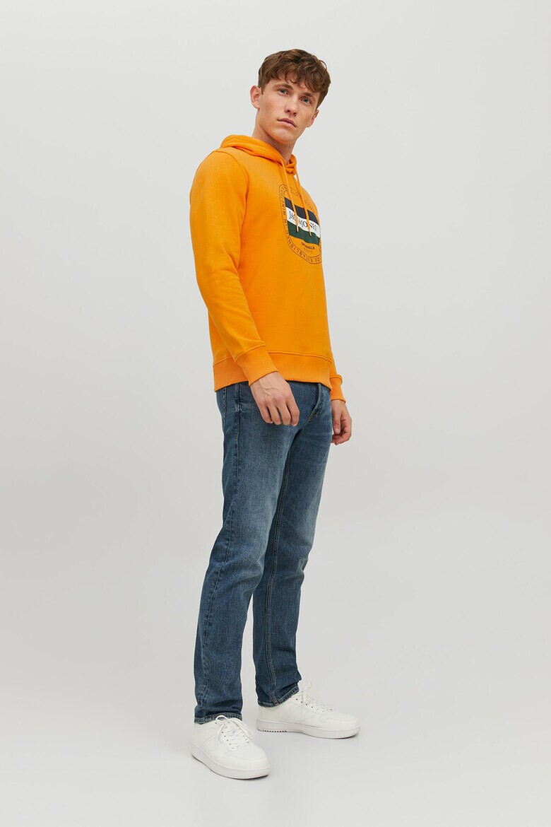 Jack & Jones Худи на лога с връзка - Pepit.bg