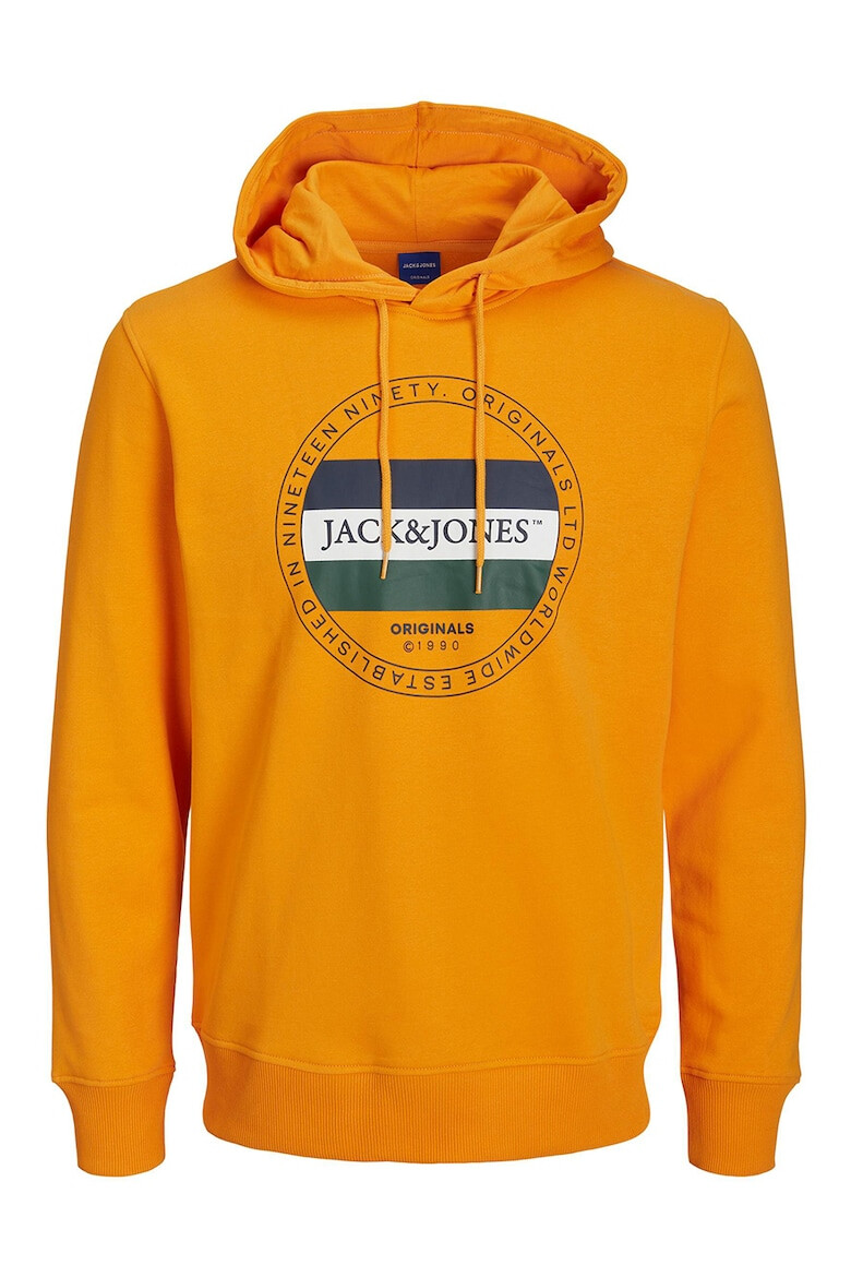 Jack & Jones Худи на лога с връзка - Pepit.bg