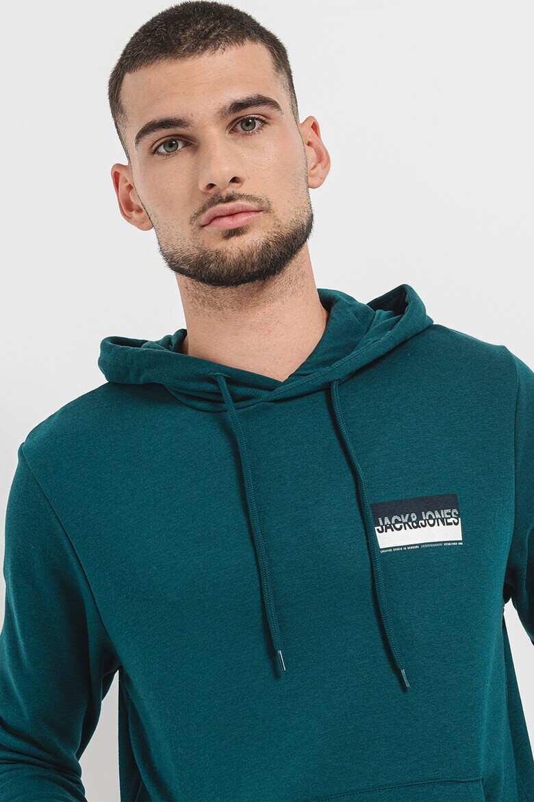 Jack  Jones Худи Nolan с джоб кенгуру - Pepit.bg