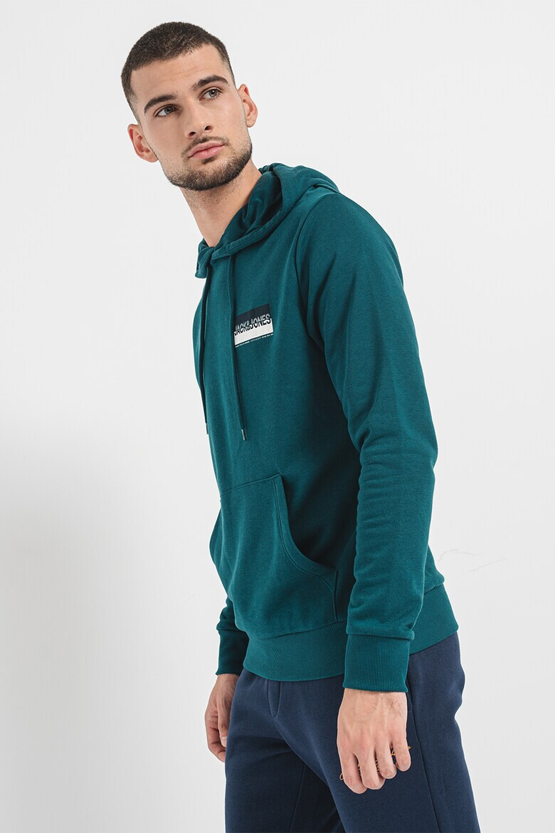 Jack  Jones Худи Nolan с джоб кенгуру - Pepit.bg