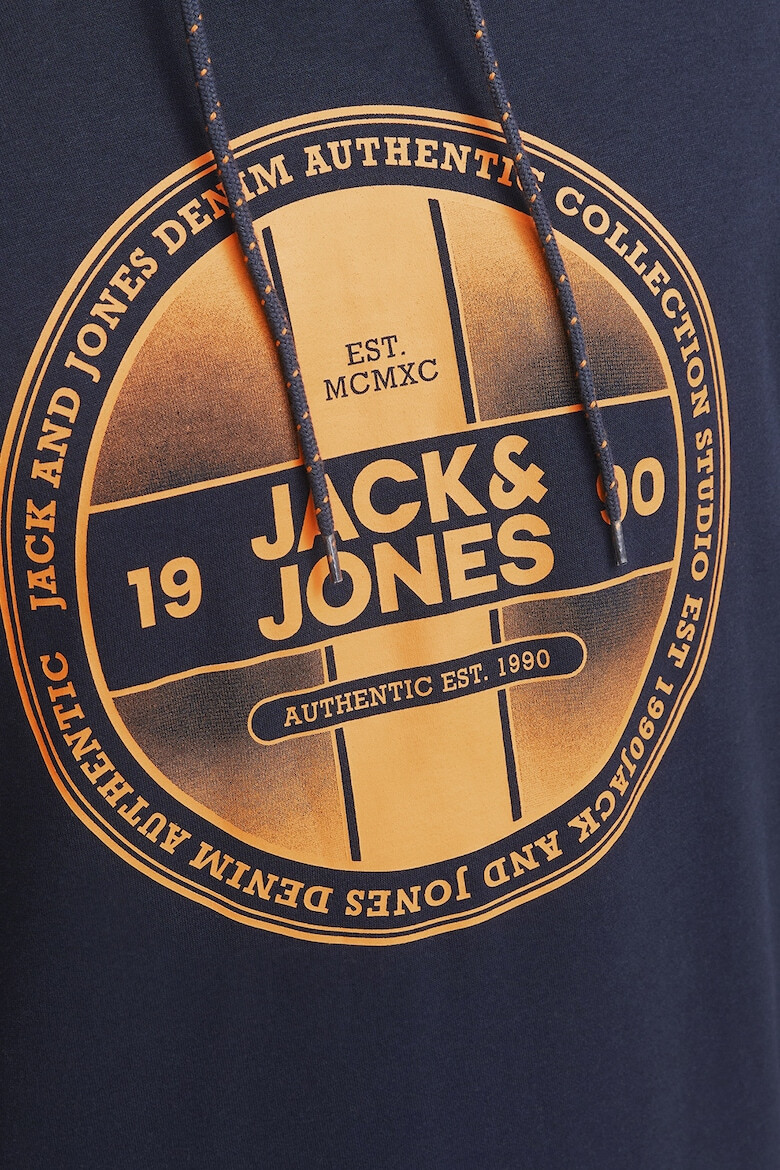 Jack  Jones Худи Rio с памук с лого - Pepit.bg