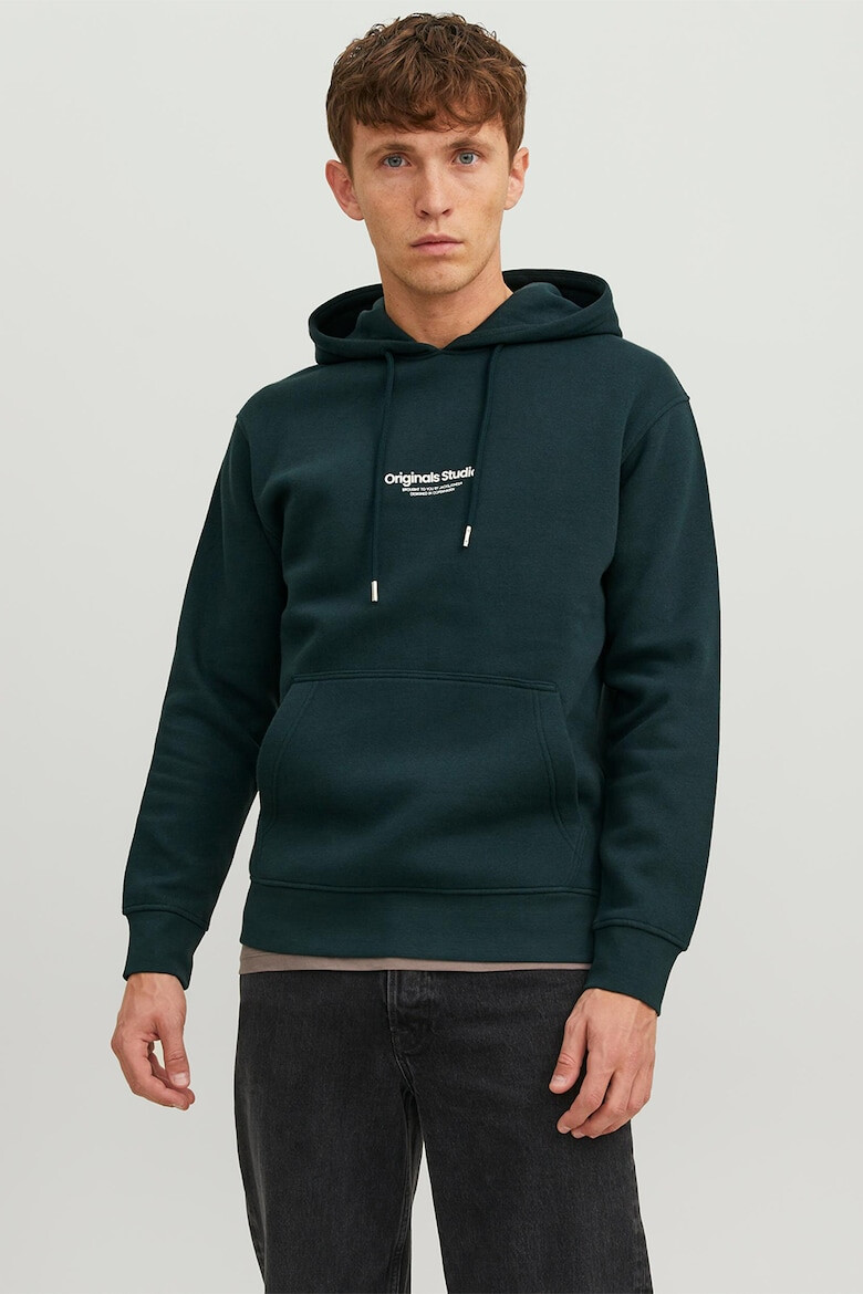 Jack & Jones Худи със свободна кройка и джоб кенгуру - Pepit.bg