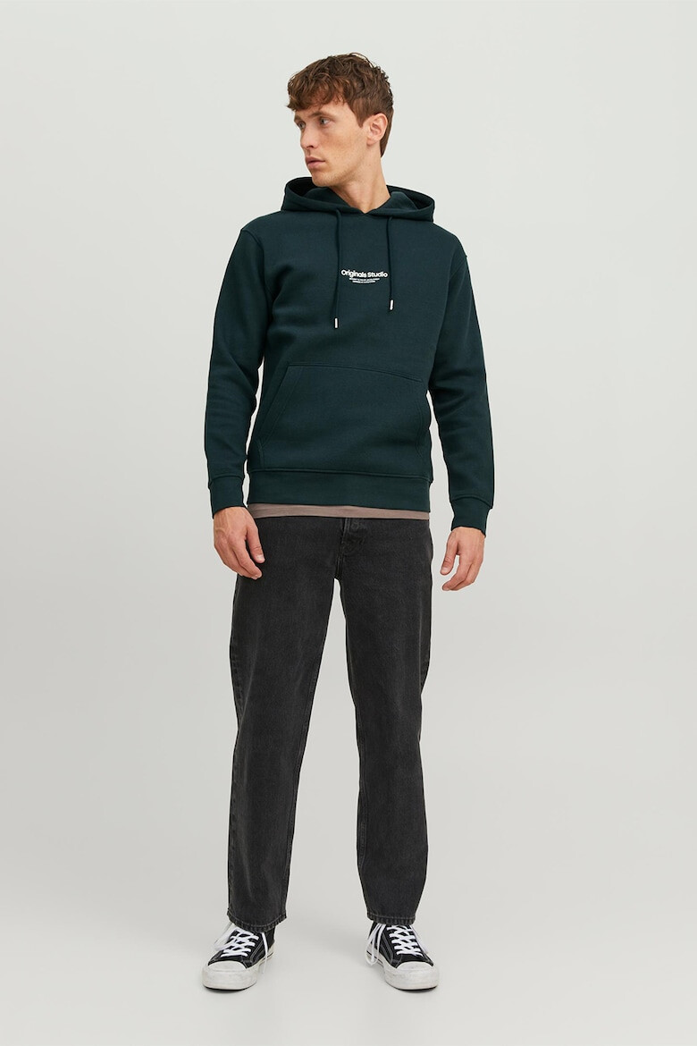 Jack & Jones Худи със свободна кройка и джоб кенгуру - Pepit.bg