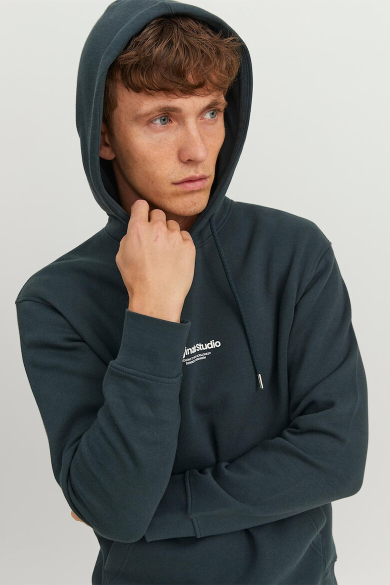 Jack & Jones Худи със свободна кройка и джоб кенгуру - Pepit.bg