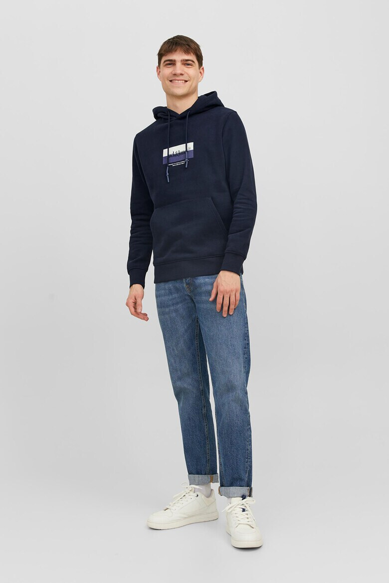 Jack  Jones Худи с джоб кенгуру - Pepit.bg