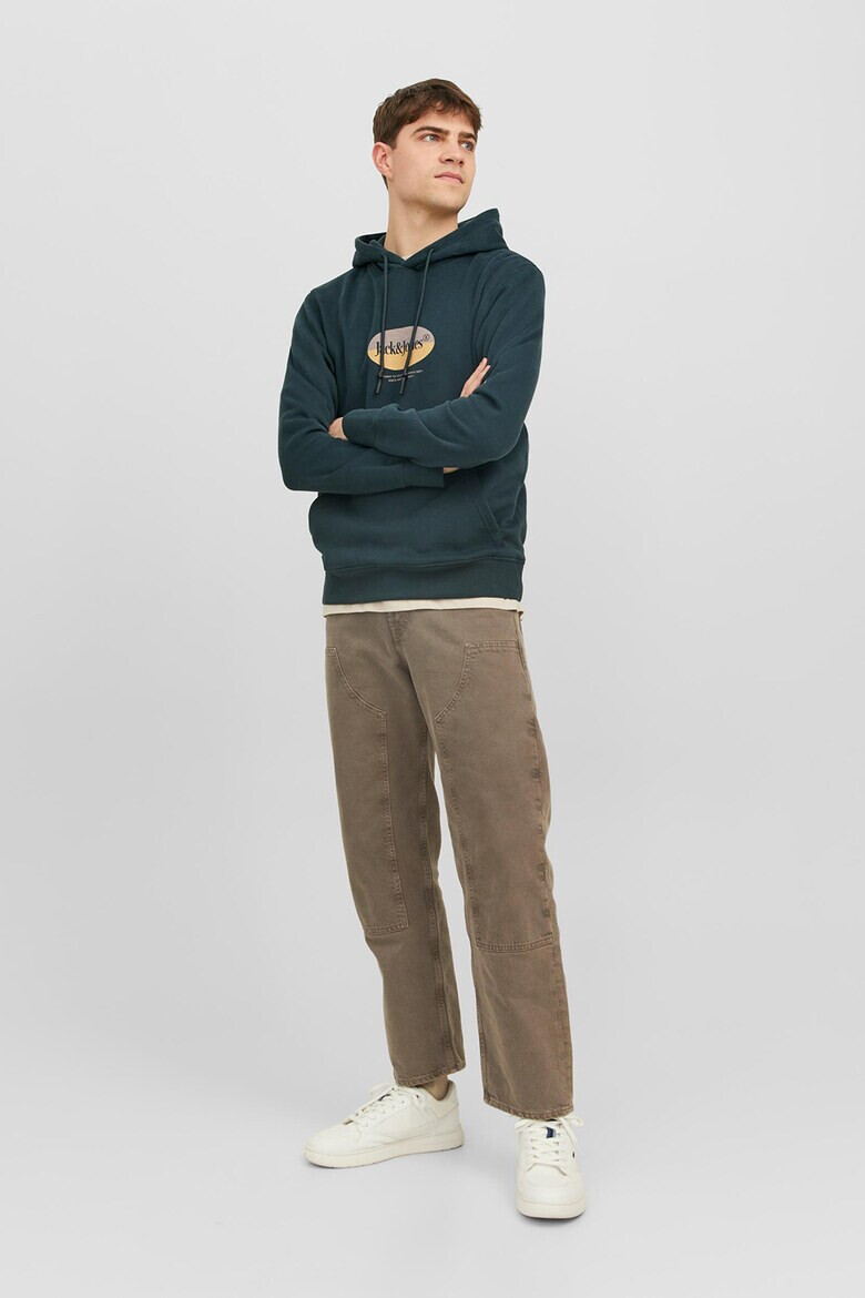Jack  Jones Худи с джоб кенгуру - Pepit.bg