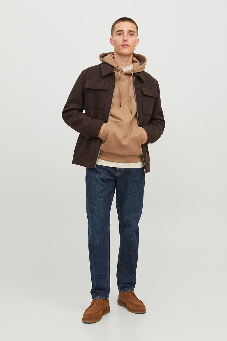 Jack  Jones Худи с джоб кенгуру - Pepit.bg