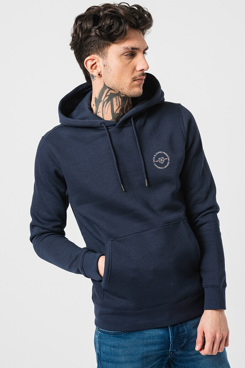 Jack  Jones Худи с джоб кенгуру - Pepit.bg