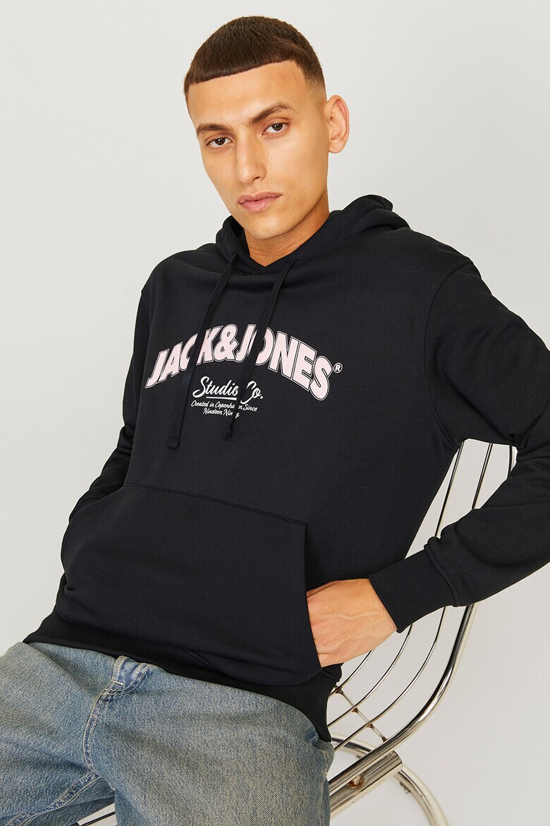 Jack  Jones Худи с джоб кенгуру - Pepit.bg