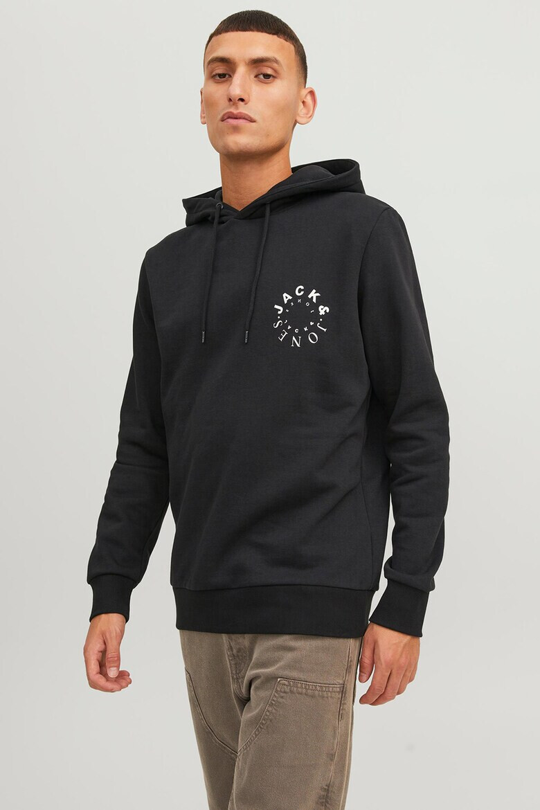 Jack & Jones Худи Warrior с лога - Pepit.bg