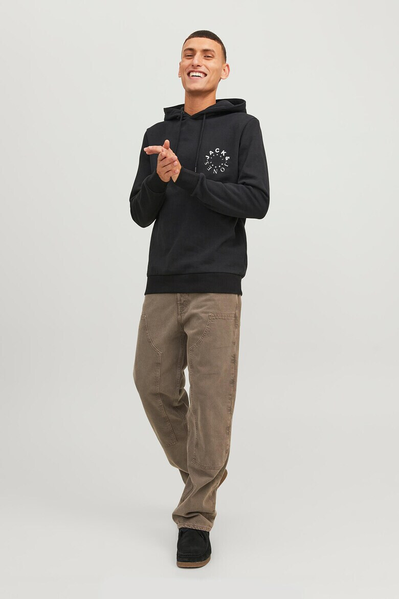 Jack & Jones Худи Warrior с лога - Pepit.bg