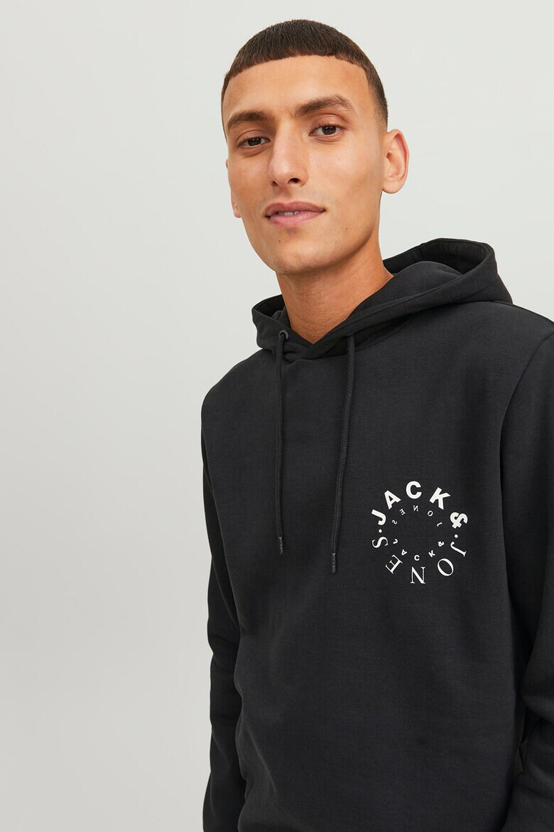 Jack & Jones Худи Warrior с лога - Pepit.bg