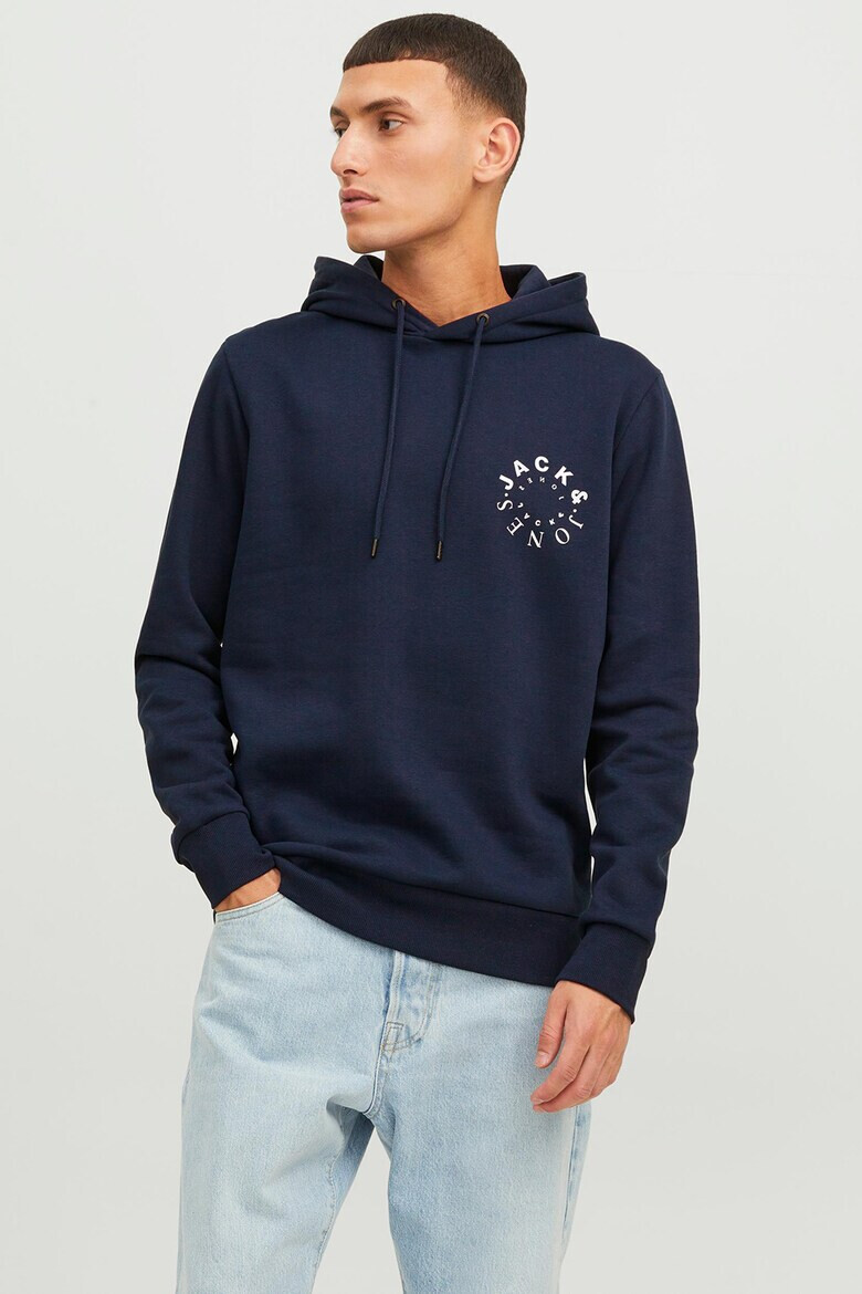 Jack & Jones Худи Warrior с лога - Pepit.bg