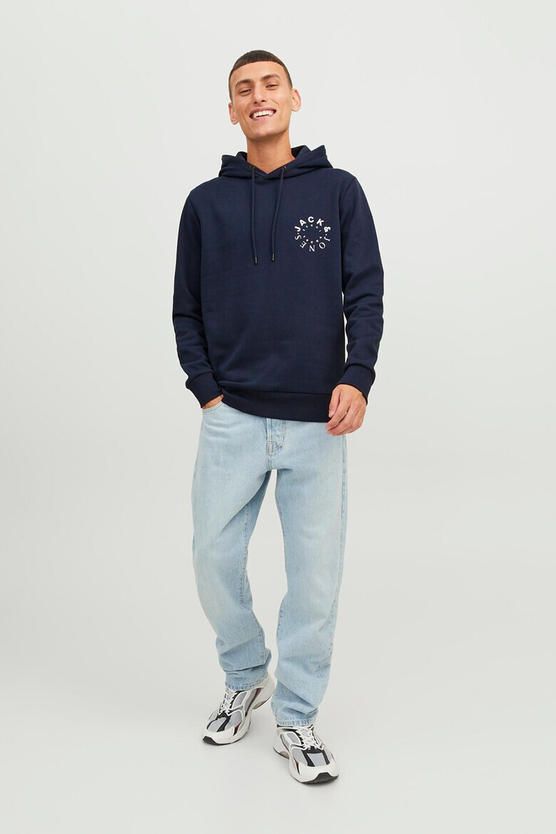 Jack & Jones Худи Warrior с лога - Pepit.bg