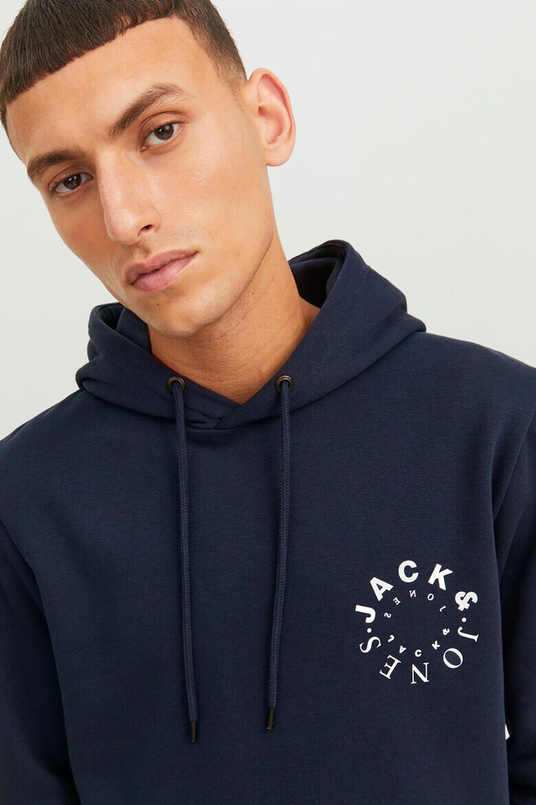Jack & Jones Худи Warrior с лога - Pepit.bg