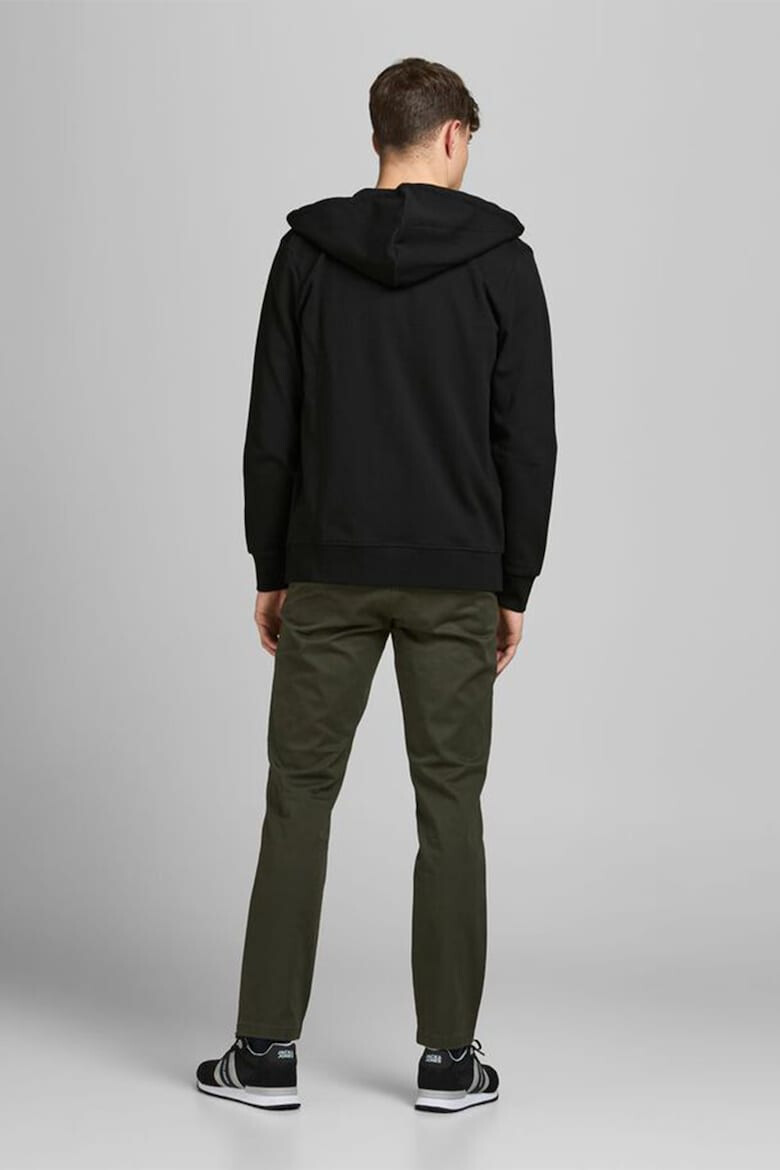 Jack  Jones Худи с памук Basic с цип - Pepit.bg