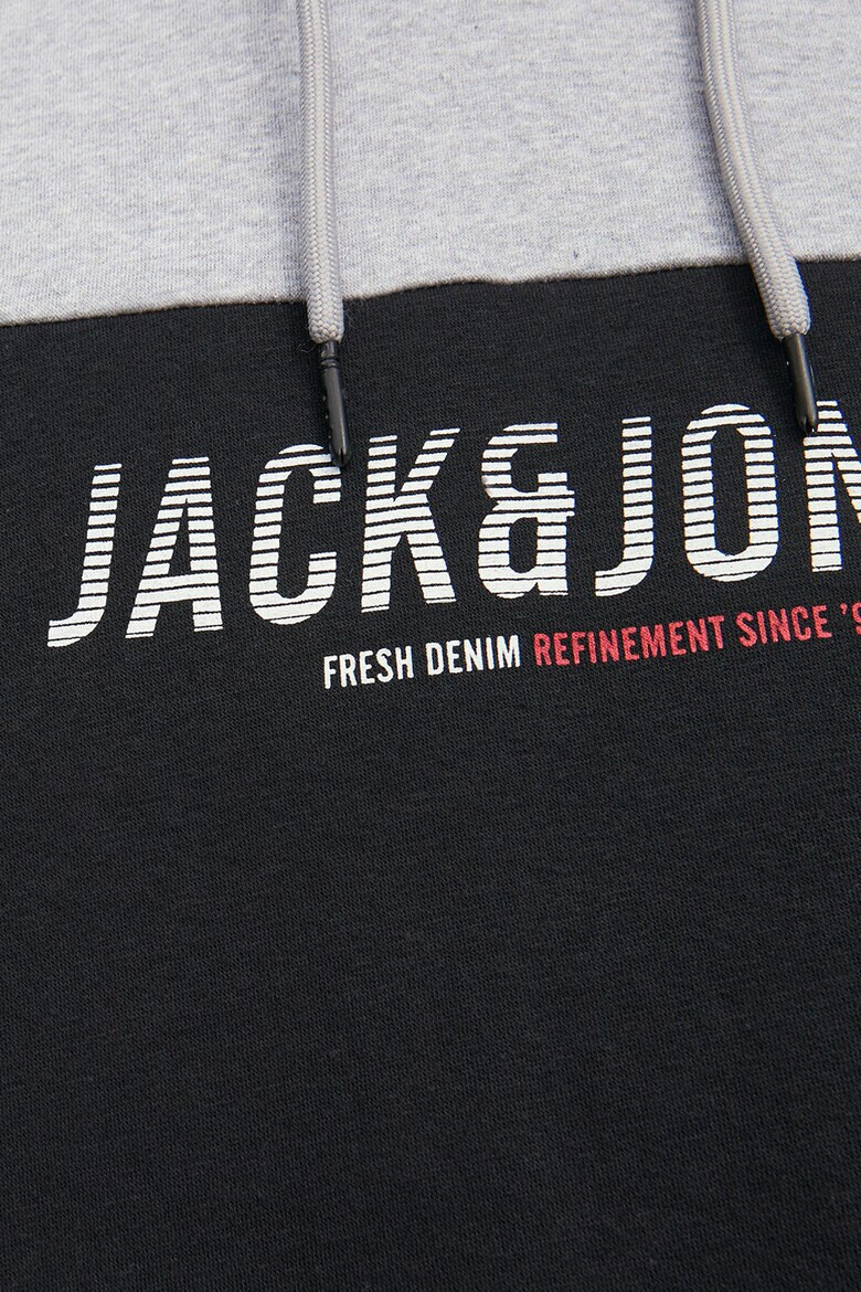 Jack & Jones Худи с памук и лого - Pepit.bg