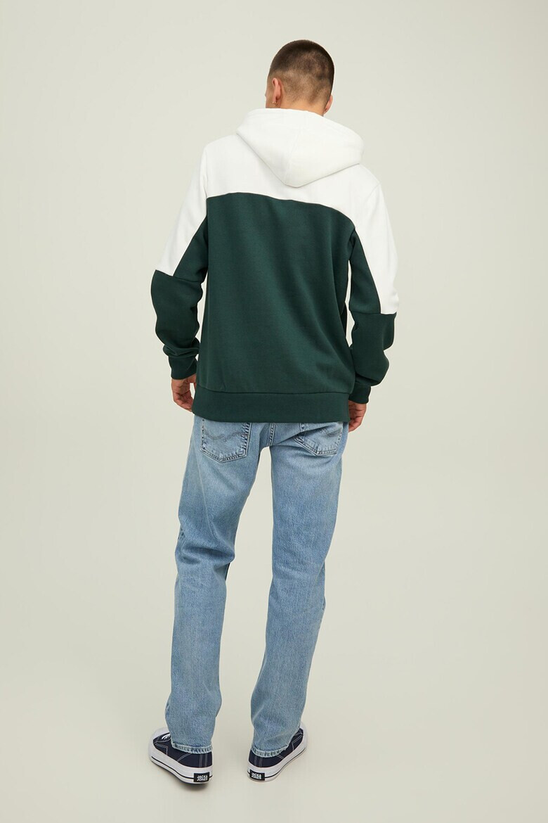 Jack & Jones Худи с памук и лого - Pepit.bg