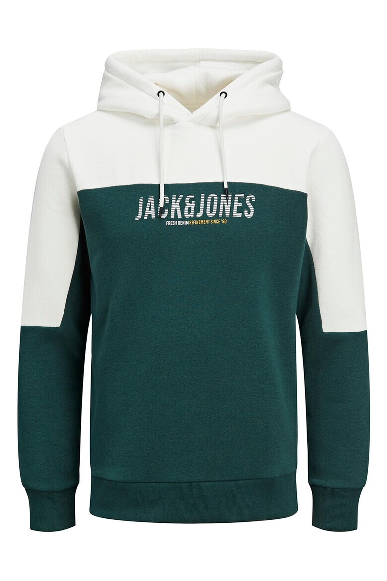 Jack & Jones Худи с памук и лого - Pepit.bg